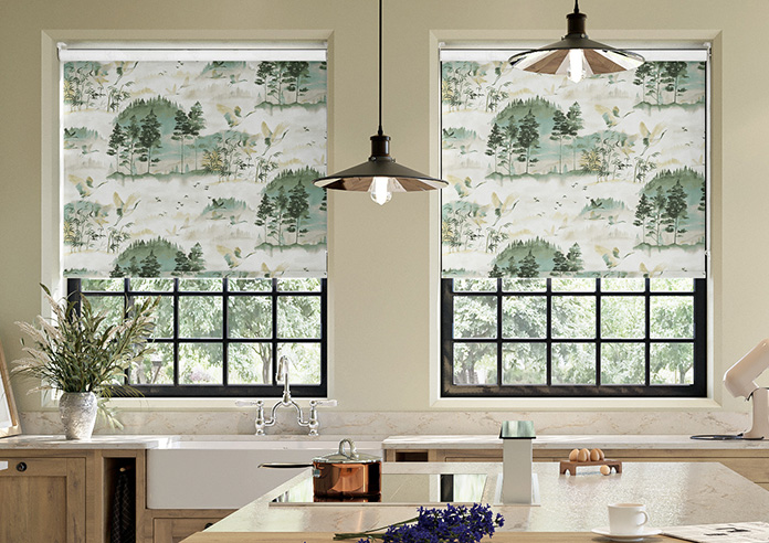 Mayumi, Green Forest - Roller Blind - Image 3